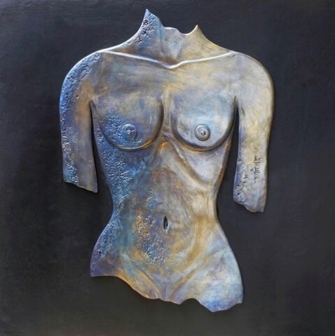 Sculptural Art_Sculptural Painting_Nude Art_Figurative Art_Venus_Dreamy